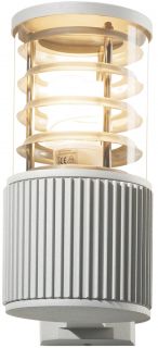 LUMINÁRIA ARANDELA EXTERNA CINZA 1XE27 