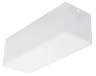 LUMINÁRIA RET ACRILICO SOBREPOR 220mm 1XE27