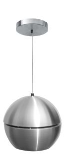 PENDENTE GLOBE 1069 ALUMÍNIO