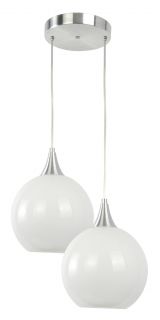 PENDENTE GLOBE GLASS 2XE27