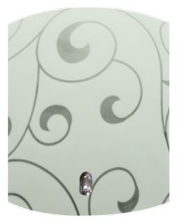 ARANDELA SCAPE VIDRO DECORADO