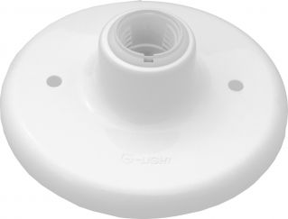 PLAFON PLÁSTICO BRANCO E27