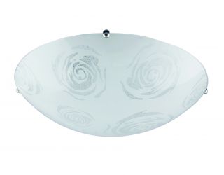 PLAFON AREIA DE CRISTAIS ROSAS SOB. 2XE27