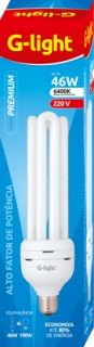 LÂMPADA PREMIUM 4U AFP T4 46W 6400K 220V E27