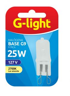 LÂMPADA HALOGENA 25W 2700K 127V FOSCA