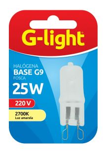 LÂMPADA HALÓGENA 25W 2700K 220V FOSCA