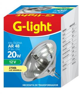 LÂMPADA HALÓGENA AR48 8º 20W