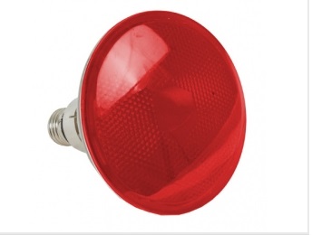 LAMP. PAR 38 80W AVANT VERMELHO