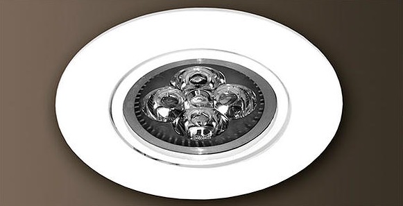 EMBUTIDO ORIENTÁVEL COM MOLA EM ALUMÍNIO INJETADO